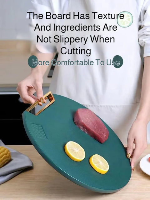 Double-Sided Antibacterial Chopping Board – Thickened, Non-Slip, Food-Grade Cutting Tool