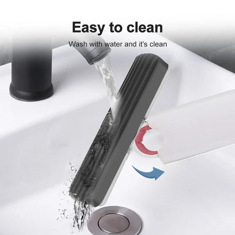 Mini Self-Squeezing Handheld Mop Foldable Sponge Cleaner for Home & Car