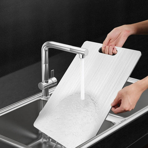 Thickened Stainless Steel Cutting Board Antibacterial & Mildew-Proof Kitchen Board