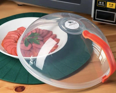 Microwave Splash Cover – High-Temperature Resistant Food Guard Lid