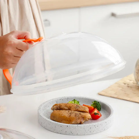 Microwave Splash Cover – High-Temperature Resistant Food Guard Lid