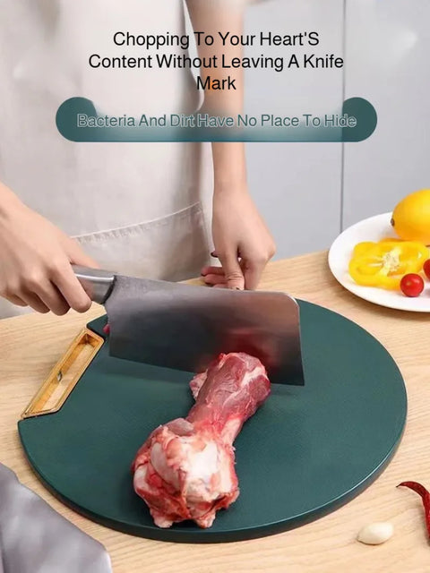 Double-Sided Antibacterial Chopping Board – Thickened, Non-Slip, Food-Grade Cutting Tool