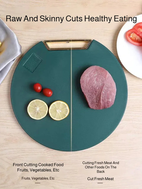 Double-Sided Antibacterial Chopping Board – Thickened, Non-Slip, Food-Grade Cutting Tool
