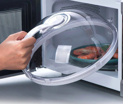 Microwave Splash Cover – High-Temperature Resistant Food Guard Lid
