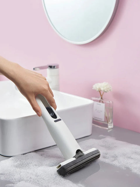 Mini Self-Squeezing Handheld Mop Foldable Sponge Cleaner for Home & Car