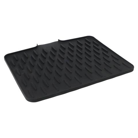 Silicone Dish Drying Mat – Tilted Design for Fast Drainage &amp; Non-Slip Kitchen Protection