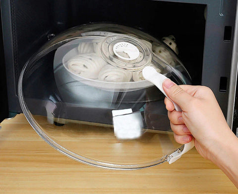Microwave Splash Cover – High-Temperature Resistant Food Guard Lid