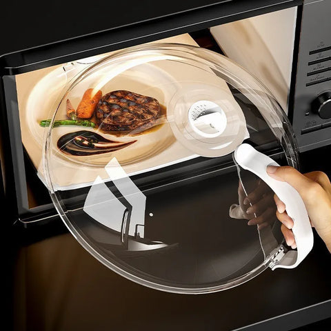 Microwave Splash Cover – High-Temperature Resistant Food Guard Lid