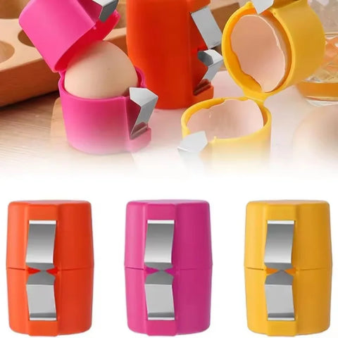 Creative Egg Shell Opener – Stainless Steel Egg Cracker for Kitchen Baking