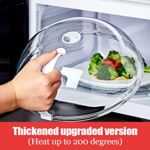 Microwave Splash Cover – High-Temperature Resistant Food Guard Lid
